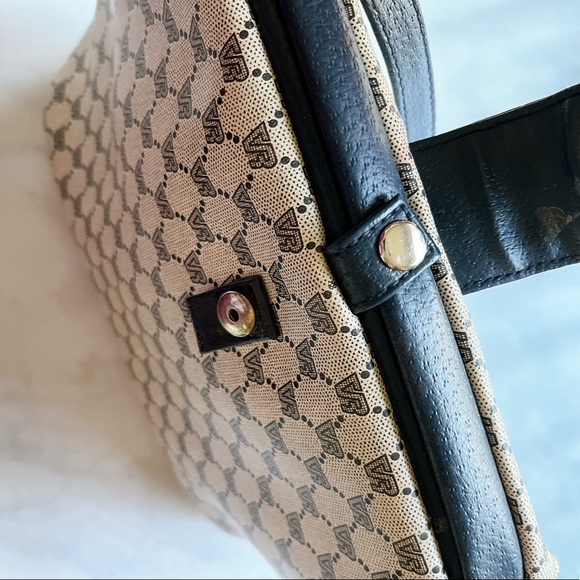 Vintage crossbody monogram navy purse - Picture 7 of 13